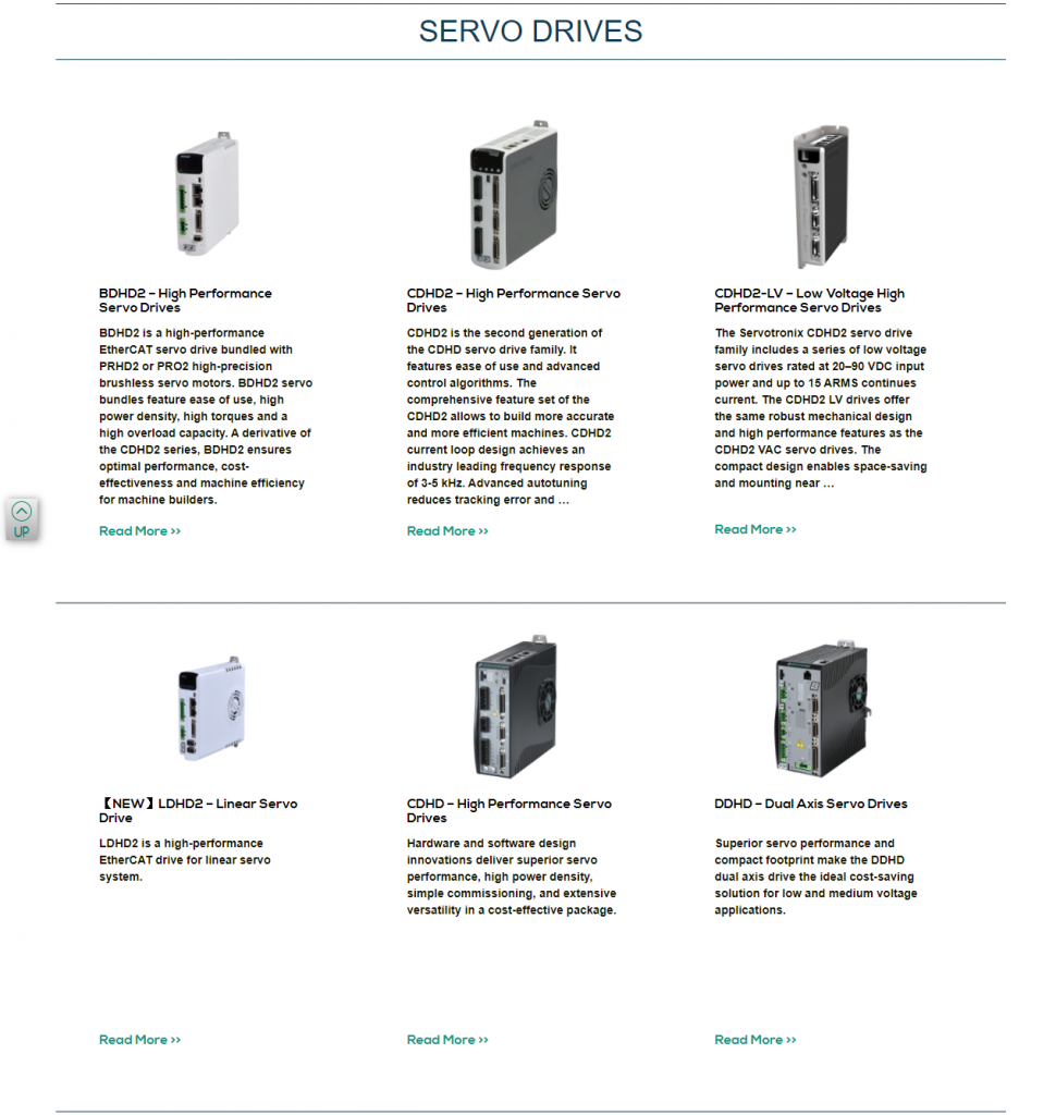 Servotronics Interface Servotronix运动控制解决方案 – 碧绿威自动化有限公司 – 自动化精密平台设计制造专家